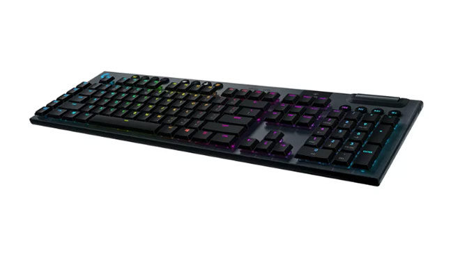 Logitech mekanik oyuncu klavyesi G915 Lightspeed Wireless and the G815 Lightsync RGB