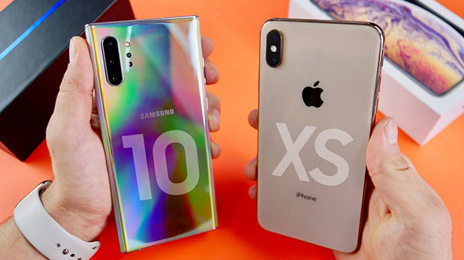 Samsung Galaxy Note 10 vs iPhone Xs Max