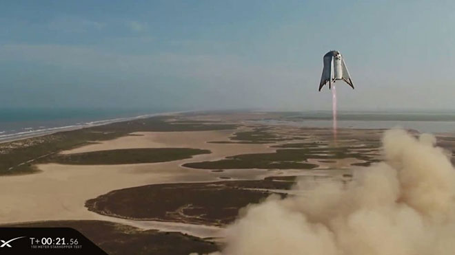 SpaceX Elon Musk Starhopper Starship