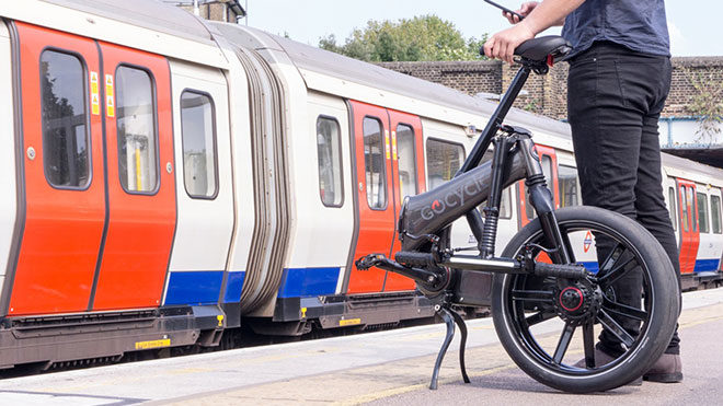 Gocycle GXi katlanabilir elektrikli bisiklet