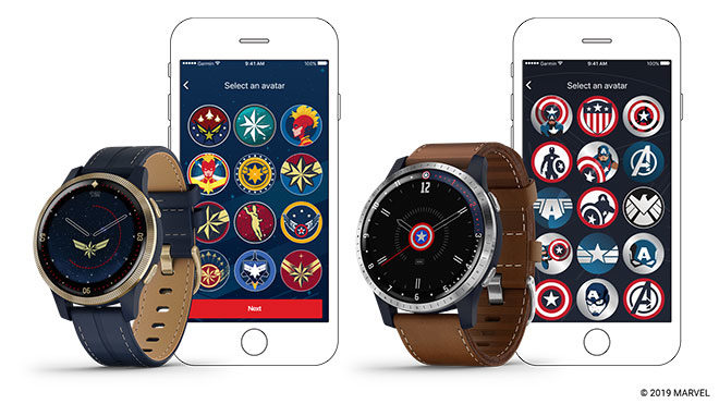Garmin akıllı saat captain america captain marvel