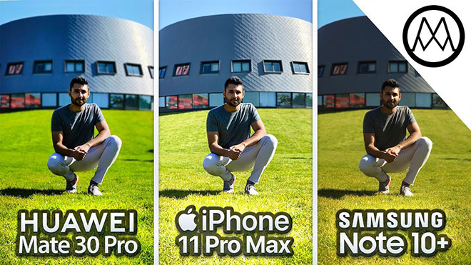 Huawei Mate 30 Pro, iPhone 11 Pro Max ve Samsung Note 10 Plus kamera testinde karşı karşıya [Video]