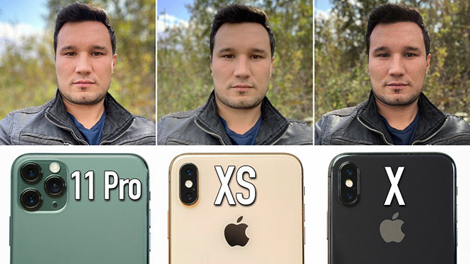 iPhone 11 Pro, iPhone Xs ve iPhone X kamera testinde karşı karşıya [Video]