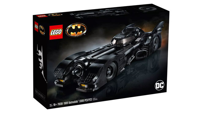 Batman tutkunları için 1989 model LEGO Batmobile