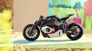 BMW imzalı spor elektrikli motosiklet