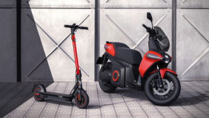 SEAT imzalı elektrikli motosiklet ve elektrikli scooter
