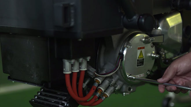 Kawasaki imzalı ilk elektrikli motosiklet