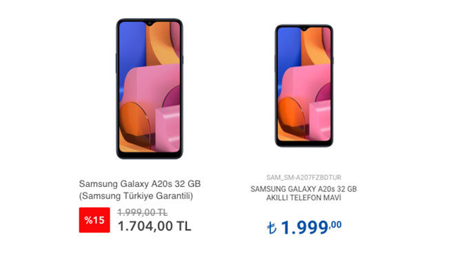 Samsung Galaxy A20s