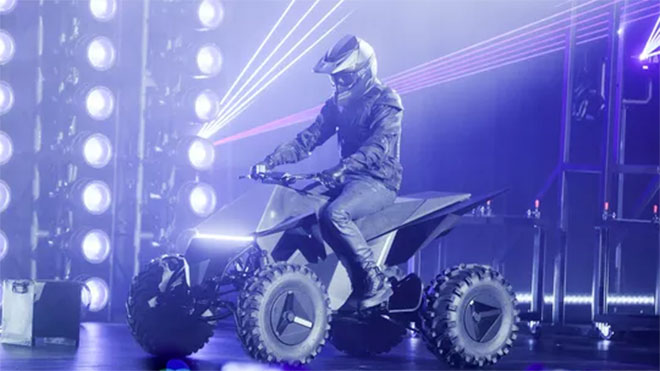 Tesla Cybertruck elektrikli pickup Tesla elektrikli ATV