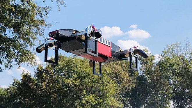 Jet motorlu drone AB5 JetQuad