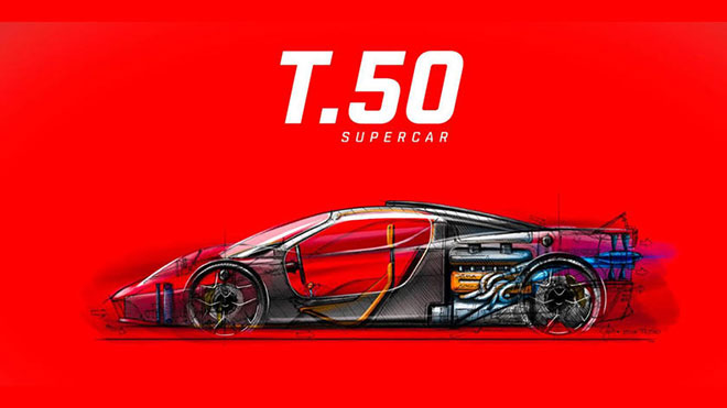 Gordon Murray süper otomobil T.50