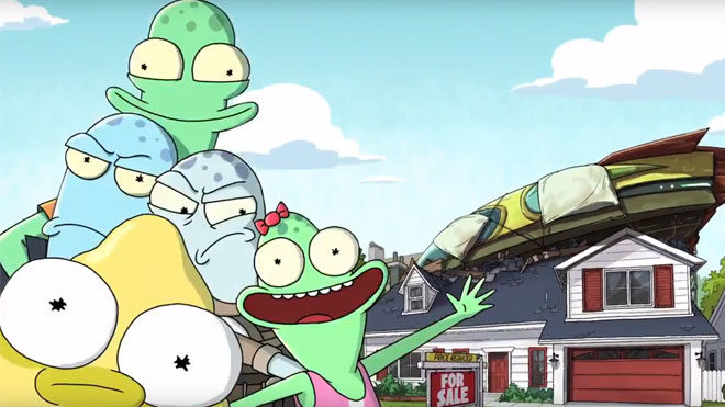 Rick and Morty yaratıcılarının yeni dizisi Solar Opposites için geri sayım