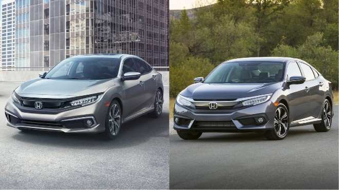 2020 Honda Civic Sedan vs 2019 Honda Civic Sedan