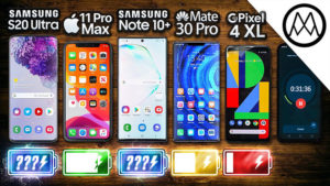 Samsung Galaxy S20 Ultra, Apple iPhone 11 Pro Max, Samsung Galaxy Note 10 Plus ve Huawei Mate 30 Pro