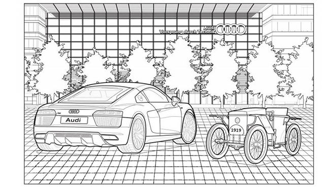 Audi boyama kitabı
