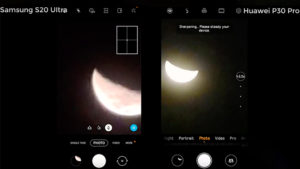 Samsung Galaxy S20 Ultra Huawei P30 Pro