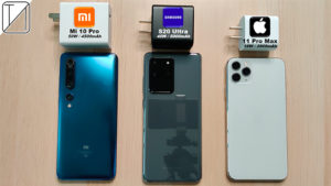 Xiaomi Mi 10 Pro Samsung Galaxy S20 Ultra iPhone 11 Pro Max