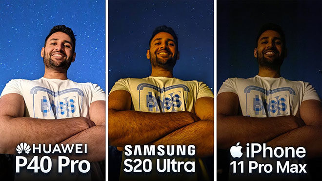 Huawei P40 Pro, Samsung Galaxy S20 Ultra ve Apple iPhone 11 Pro Max 