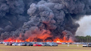 yangın araç yandı