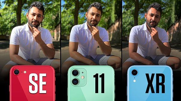 iPhone SE (2. nesil) vs iPhone 11 vs iPhone XR kamera testinde karşı karşıya [Video]