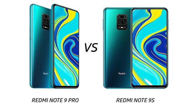 Redmi Note 9 Pro vs Redmi Note 9S karşılaştırması LOG