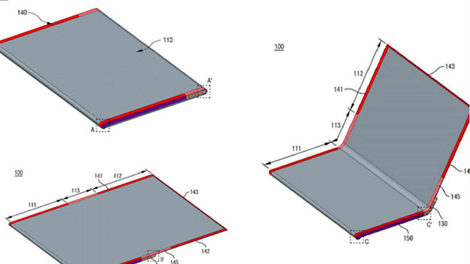 LG katlanabilir telefon