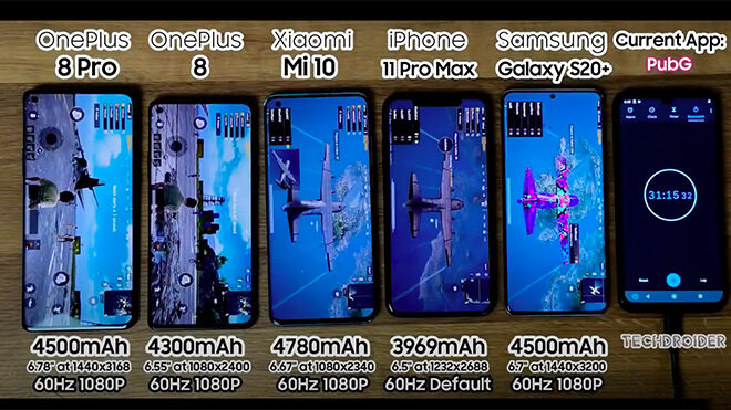 OnePlus 8 Pro Xiaomi Mi 10