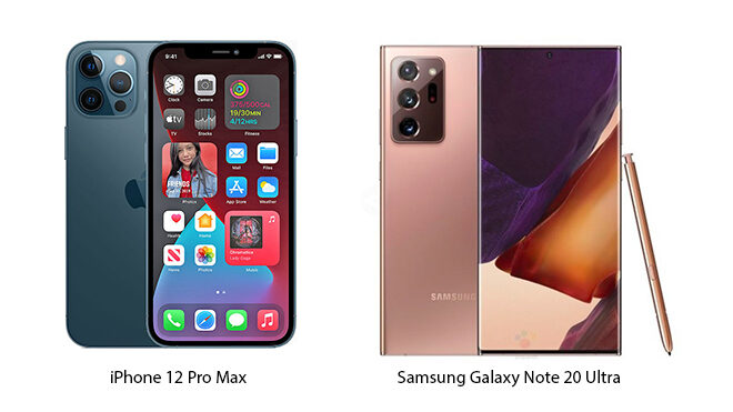 Iphone 12 Pro Max Vs Samsung Galaxy Note Ultra