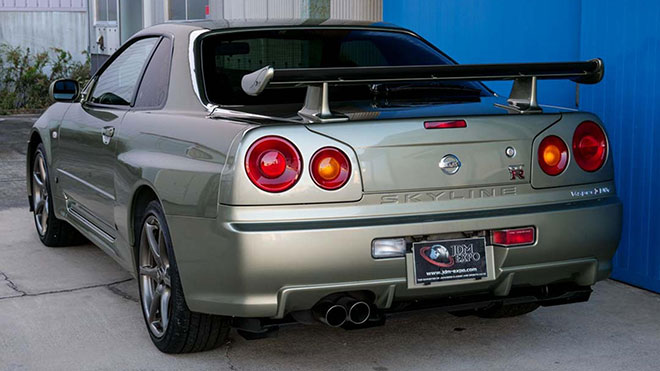 Nissan Skyline GT-R R34 V-Spec II Nur Millennium Jade