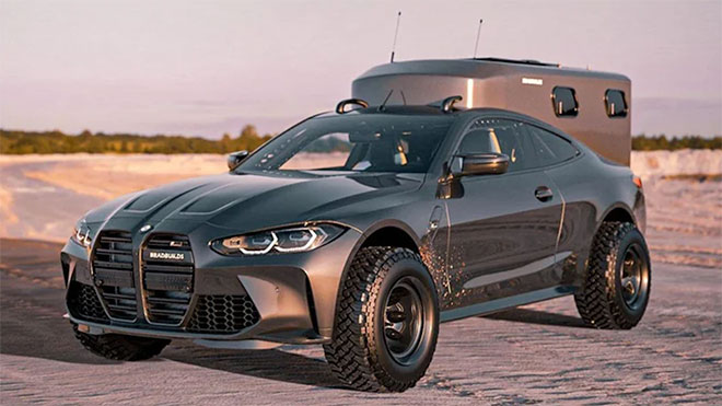 Bir kamp aracına dönüştürülen konsept BMW M4 ile tanışın