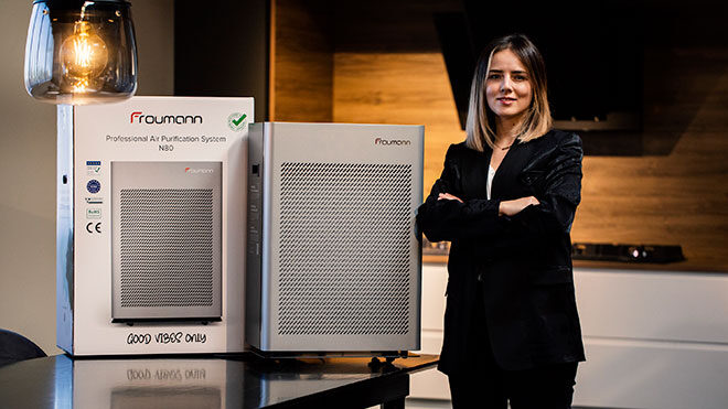 SARS CoV-2 virüsünü yüzde 99 filtre edebilen hava temizleme cihazı