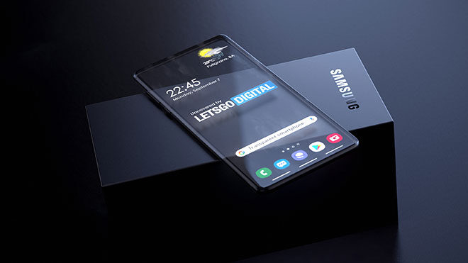 Samsung saydam telefon