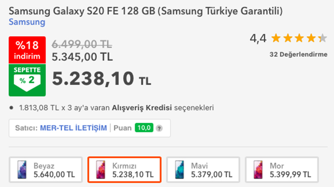 Samsung Galaxy S20 FE