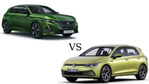 2021 Volkswagen Golf 2021 Peugeot 308