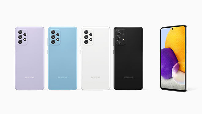 Samsung Galaxy A72 ve Samsung Galaxy A52