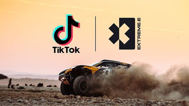 Extreme E serisi için TikTok ortaklığı