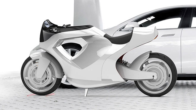 Elektrikli motosiklet konsepti Tesla Model M