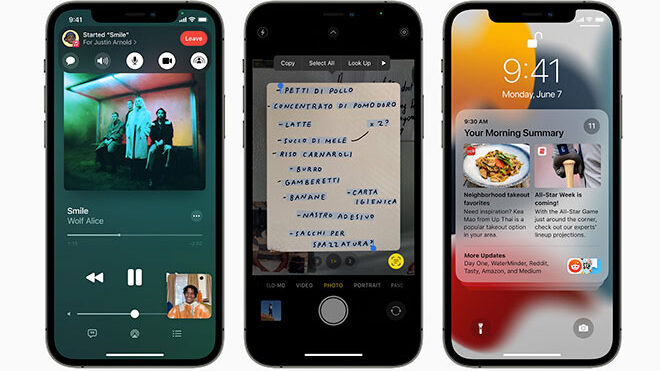 iOS 15 iOS 14