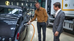 David Beckham Lunaz elektrikli otomobil