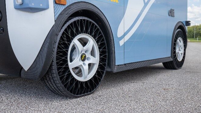 Goodyear cephesinden otonom araçlar için havasız lastik