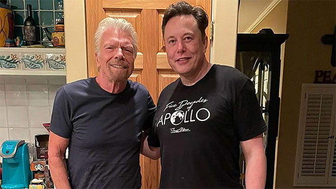 Richard Branson ve Elon Musk