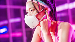 LG PuriCare Wearable Air Purifier. LG yüz maskesi