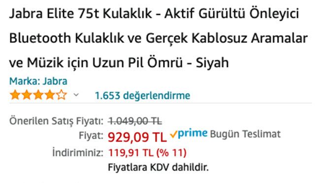 Jabra Elite 75t