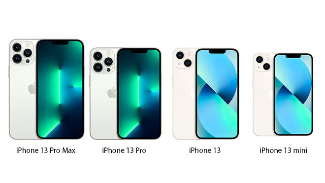 iPhone 13 Pro Max, 13 Pro, 13 ve 13 mini karşılaştırması 5 iPhone 13