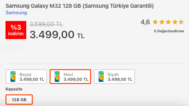 Samsung Galaxy M32