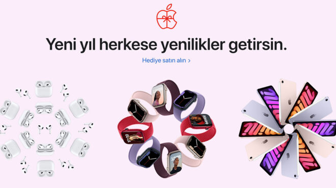 Apple Türkiye, yeni yıl hediye önerileri için özel sayfa hazırladı