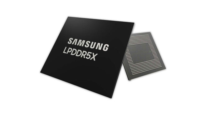 Samsung, dünyanın ilk LPDDR5X DRAM birimini tanıttı