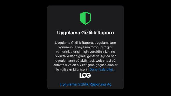 iOS 15.2 ile gelen "Uygulama Gizlilik Raporu" tam olarak nedir?