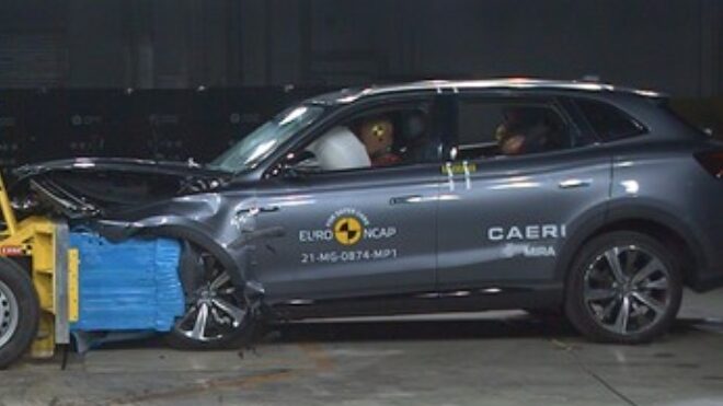 MG Marvel R çarpışma testi