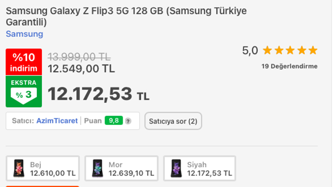 samsung galaxy z flip 3